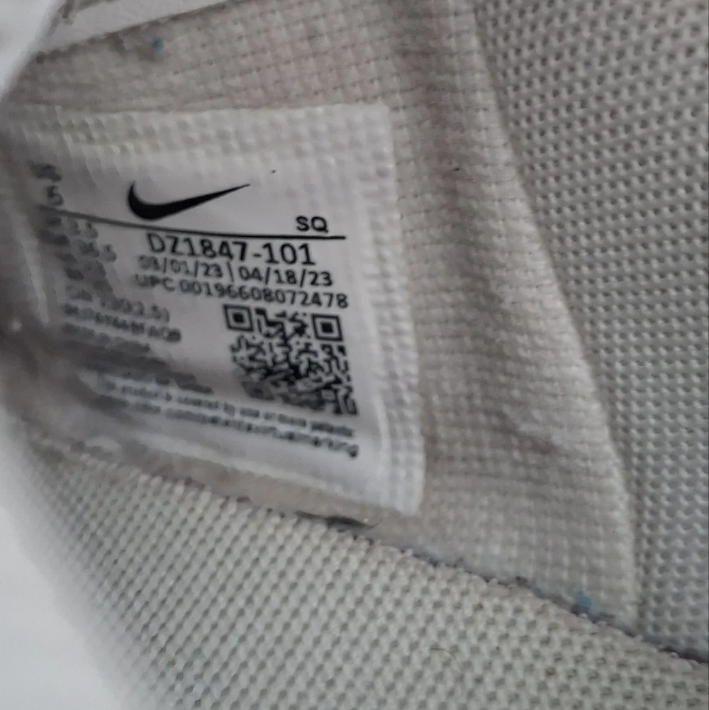 Nike Air Force 1 Shadow ‘White Industrial Blue Teal’ DZ1847-101  Size 6 Kids